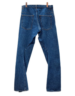 ネヴァーフォーゲット NVRFRGT 3D TWISTED JEANS ツイスト ジーンズ ジップフライ ジーパン パンツ インディゴ 青 無地 NF231P01B デニム ブルー サイズ3 104MB-397
