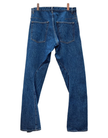 ネヴァーフォーゲット NVRFRGT 3D TWISTED JEANS ツイスト ジーンズ ジップフライ ジーパン パンツ インディゴ 青 無地 NF231P01B デニム ブルー サイズ3 104MB-397