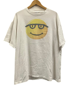 ヴィンテージ vintage 90's 90年代 ONEITA Microsoft BOB Smiley Face マイクロソフト スマイル 企業モノ アートT MADE IN USA アメリカ製 XL Tシャツ ホワイト LLサイズ 101MT-5182
