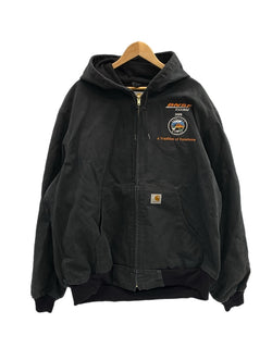 カーハート Carhartt 90s 90's MEXICO ダック アクティブジャケット ブラック フェード 裏地サーマル 黒 J131 BLK XL ジャケット ブラック 101MT-5428