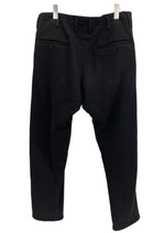 ヨウジ ヤマモト YOHJIYAMAMOTO BLACK Scandal BLACK 右前股マチスウェットパンツ 変形 黒 HC-P78-017 ボトムスその他 ブラック サイズ2 101MB-561