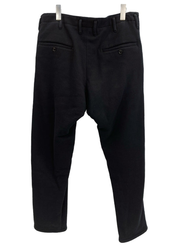 ヨウジ ヤマモト YOHJIYAMAMOTO BLACK Scandal BLACK 右前股マチスウェットパンツ 変形 黒 HC-P78-017 ボトムスその他 ブラック サイズ2 101MB-561