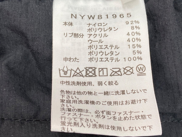 ザノースフェイス THE NORTH FACE ゴールドウィン ウィメンズ トランジット ボンバージャケット ブルゾン アウター 中綿 ジップアップ ベトナム製 BLACK 黒 NYW81965 ジャケット ブラック Lサイズ 104LT-230