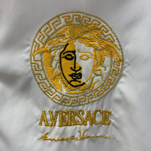 ヴェルサーチェ VERSACE ベスト付きジャケット ジャージ ホワイト 201MT-4169