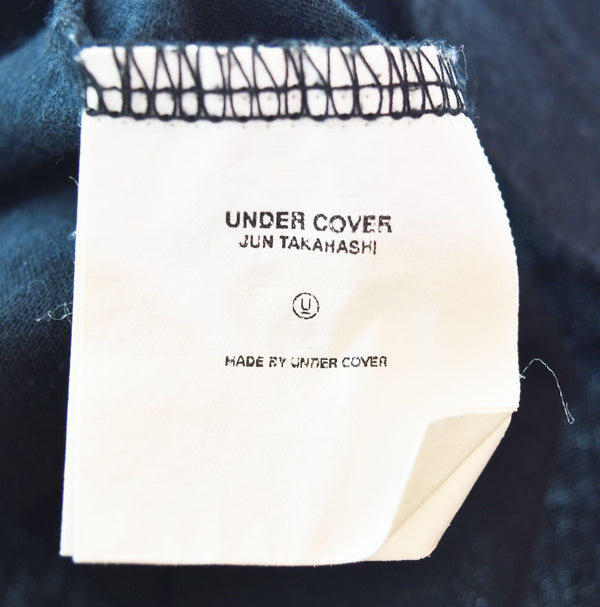 アンダーカバー UNDERCOVER 魔女期 グランジ・イズ・アライブ プリント 半袖Tシャツ 黒 Tシャツ ブラック Mサイズ 103MT-2393