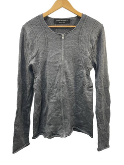 コムデギャルソン オムプリュス COMME des GARCONS HOMME PLUS 03AW カーブ期 ジップアップカーディガン PK-N003 グレー 601MT-92