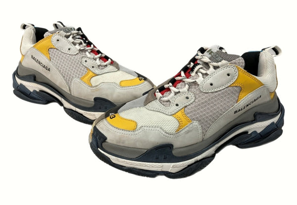 バレンシアガ BALENCIAGA Triple-S Split Trainers トリプル エス スプリット トレーナー トリエス ダット シューズ 43 黄色 青 白 533890 メンズ靴 スニーカー マルチカラー 28.5cm 104-shoes436