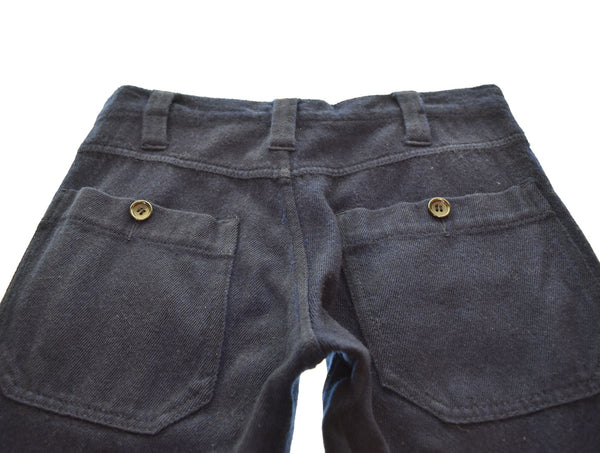 トリココムデギャルソン tricot COMME des GARCONS AD2007 ウールパンツ フラップポケット TT-P015 ボトムスその他 ネイビー Sサイズ 103LB-10