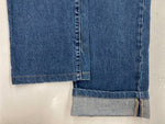 ダブルアールエル RRL 90s DENIM PANTS デニム パンツ ジップフライ ジーパン ジーンズ USA製 Ralph Lauren インディゴ 青 ロゴ R004 デニム ブルー サイズ 34 104MB-216