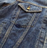 カーハート Carhartt 80s 80's 80年代 星タグ ブランケット付き トラッカージャケット デニムジャケット 3rd タイプ ジャケット ブルー 103MT-2170