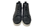 クリスチャン ルブタン Christian Louboutin Cl Moc Lug Lou Spikes Orlato Flat スパイク スタッズ 型押し SHOES SNEAKERS ハイカット BLACK 黒 レディース靴 スニーカー ブラック SIZE39 104S-1015