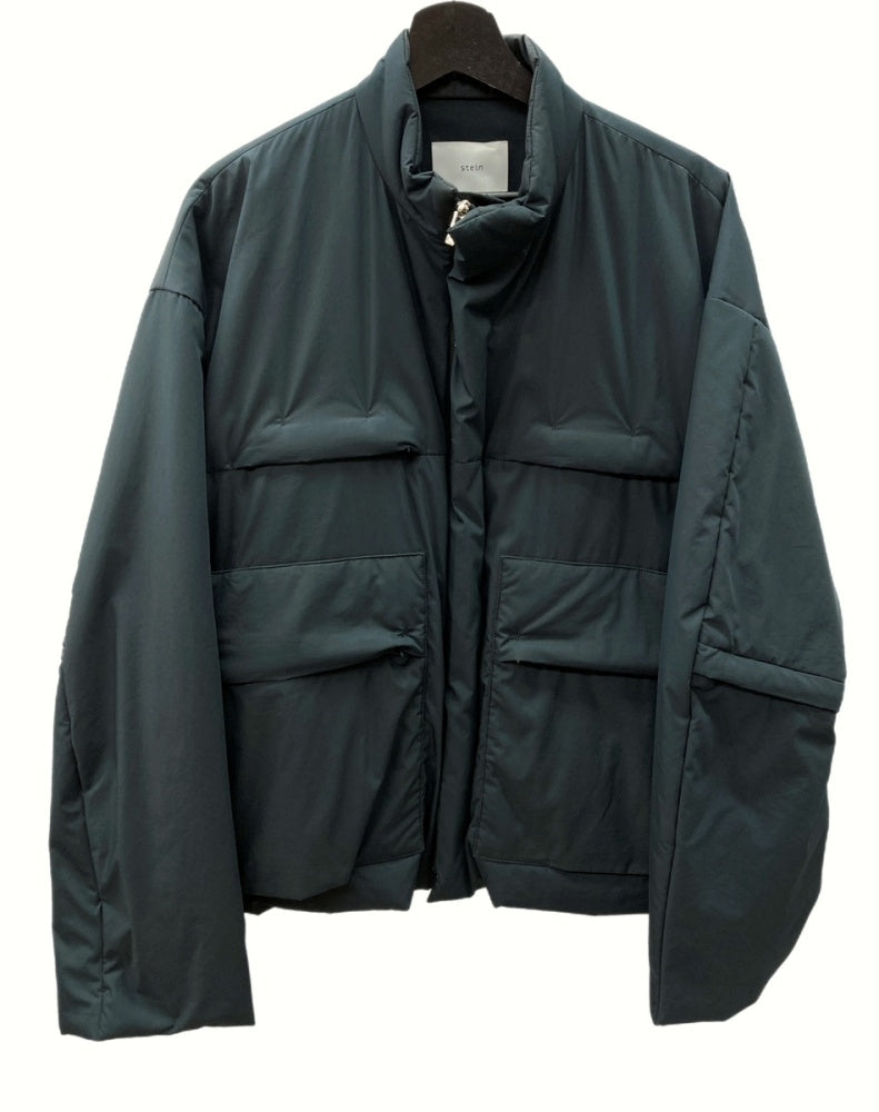 シュタイン stein 20AW PADDED DEFORMABLE JACKET パディングブルゾン 中綿ジャケット NAVY 紺 ST.181  SIZE3 ジャケット 無地 ネイビー 104MT-311 | 古着通販のドンドンサガール