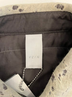 ヴェイン VEIN WO/PE RANDOM HOLE JACQUARD VESSEL L/S SHIRT JACKET VS12-307 サイズ3 長袖シャツ グレー 101MT-4856