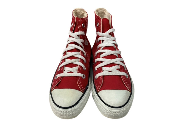 コンバース CONVERSE ALL STAR HI オール スター ハイ キャンバス ヴィンテージ USA製 シューズ US6 1/2 赤 M9621 メンズ靴 スニーカー レッド 25cm 104S-885