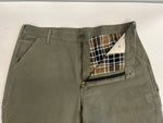 カーハート Carhartt Washed Duck Flannel Lined ウォッシュド ダック フランネル ラインド ペインターパンツ B111 MOS チノパン カーキ W40×L32 101MB-668