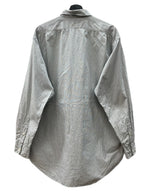 ダブルアールエル RRL 90s CHECK SHIRT チェック シャツ ボタン ピンチェック 長袖 Ralph Lauren 灰 長袖シャツ チェック グレー Lサイズ 104MT-2249