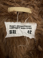 ミリタリー Military N-1 DECK JACKET デッキ ジャケット ミリタリー ジップアップ 裏ボア U.S NAVY 軍物 アウター 緑 サイズ 42 ジャケット ロゴ カーキ 104MT-1812