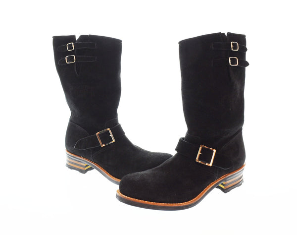 ルードギャラリー RUDE GALLERY BLACK REBEL LEATHER ENGINEER BOOTS エンジニア ブーツ 黒 BR0165-3 メンズ靴 ブーツ エンジニア ブラック M 103S-835