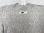 ミリタリー Military 80s 80年代~ USMA BISTEX 染み込み アメリカ軍 USA製 サイドリブ 灰色 スウェット プリント グレー Lサイズ 104MT-2255