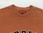 シュプリーム SUPREME 24SS Cracked Arc S/S Top クラック アークショートスリーブ トップ アーチロゴ 半袖 カットソー ORANGE Tシャツ プリント オレンジ Lサイズ 104MT-395