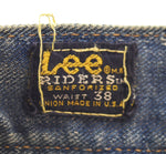 リー Lee 60s Vintage 101Z サイド黒タグ セミオートタロン ボタン裏33 赤耳 60's ヴィンテージ デニム ブルー W38 103MB-679