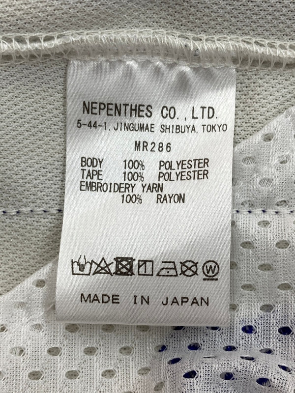 ニードルス Needles Poly Smooth Track Pant ポリー スムース トラック パンツ サイドライン 蝶 ジップポケット ジャージ 白 刺繍 MR286 ボトムスその他 ホワイト Mサイズ 104MB-194