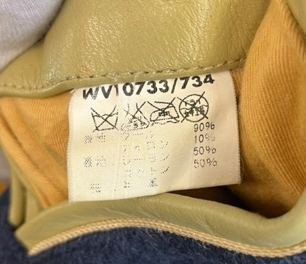 ホワイツビル Whitesville スタジャン ウール 紺 WV10733/734 表記サイズ36 ジャケット ネイビー 101MT-4634