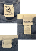 パタゴニア PATAGONIA 90's 90年代 Beneficial タグ クラシックカー 両面プリント  USA製 アメリカ製 青 vintage ヴィンテージ XL Tシャツ ブルー LLサイズ 101MT-4722
