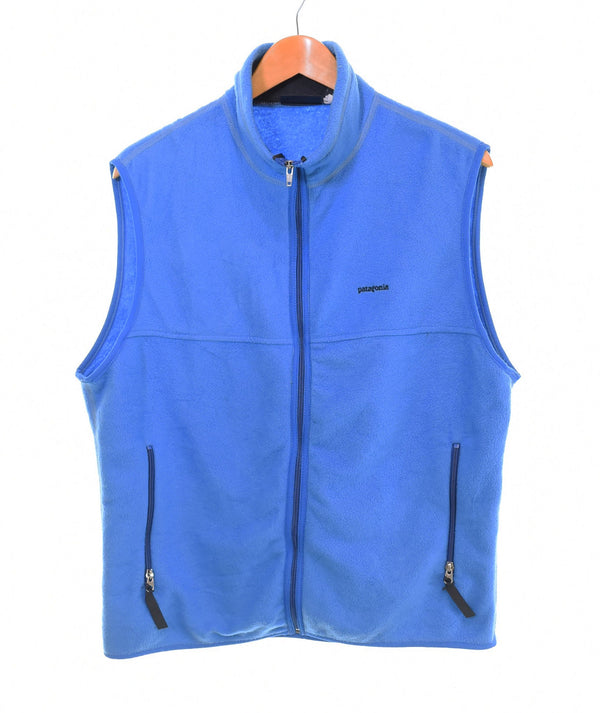 パタゴニア PATAGONIA シンチラ フリース ベスト SYNCHILLA FLEECE VEST USA製 2000年 25182 ベスト ブルー Lサイズ 103MT-2871
