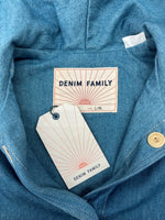 リーバイス Levi's 23SS DENIM FAMILY BASEBALL CAPE ベースボール ケープ ポンチョ リバーシブル フード ジャケット 青 ジャケット 無地 ブルー XLサイズ 104LT-249