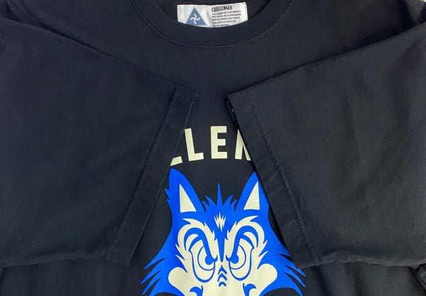 チャレンジャー CHALLENGER WOLF MC TEE CLG-TS 024-008 Tシャツ ブラック XLサイズ 201MT-4618