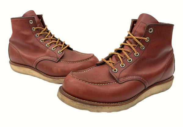 レッドウィング RED WING 6inch Classic Moc インチ クラシック モック 10D USA製 赤茶 9106 メンズ靴 ブーツ ワーク ブラウン 28cm 104-shoes435