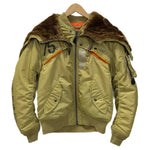 アヴィレックス AVIREX MA-1 リモデル REMODEL 783-4952053 ジャケット ブラウン 201MT-4646