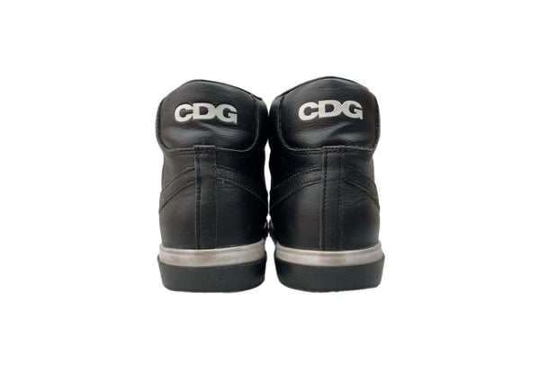 ナイキ NIKE 15年製 × BLACK COMME des GARCONS コムデギャルソン BLAZER HIGH CDG ブレザー ハイ シューズ 黒 704571-002 メンズ靴 スニーカー ブラック 26cm 104S-987