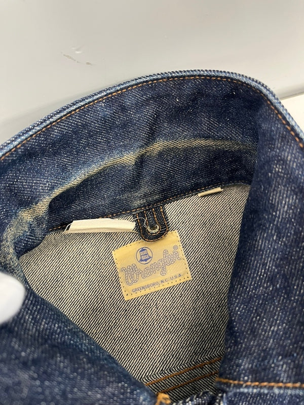 ラングラー Wrangler BLUEBELL ブルーベル 復刻 デニムジャケット Gジャン 11MJZ M4759-00 MEDIUM ジャケット ネイビー Mサイズ 101MT-5176