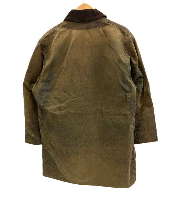 バブアー BARBOUR 90's 90年代 3ワラント NORTHUMBRIA ノーザンブリア ワックス コットン オイルドジャケット ハーフコート VINTAGE ヴィンテージ ジャケット カーキ 101MT-5237