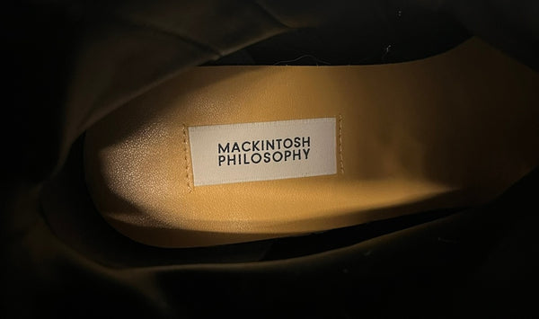 マッキントッシュ MACKINTOSH PHILOSOPHY スクエアトゥロングブーツ 6457 レディース靴 ブーツ その他 ブラック 24cm 101sh-2160