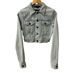 アレキサンダーワン Alexander Wang クロップドデニムジャケット ジャケット ブルー SSサイズ 201LT-467