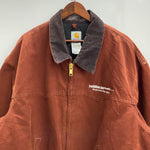 【曜日割引対象外】 カーハート Carhartt 00's Santa Fe Jacket サンタフェジャケット ワーク ジャケット ワインレッド 4XLサイズ 201MT-3700 VB