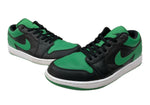 ナイキ NIKE 23年製 AIR JORDAN 1 LOW LUCKY GREEN エア ジョーダン ロー ラッキーグリーン CERTICS AJ1 緑 黒 553558-065 メンズ靴 スニーカー ブラック 30cm 104S-852