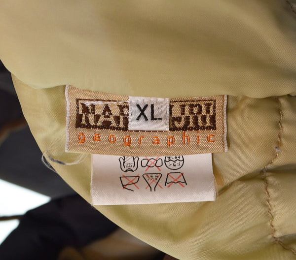 ナパピリ napapijri 90s マウンテンパーカー Made in ITALY 90's リフレクター 中綿 イタリア製 ジャケット マルチカラー LLサイズ 103MT-3522