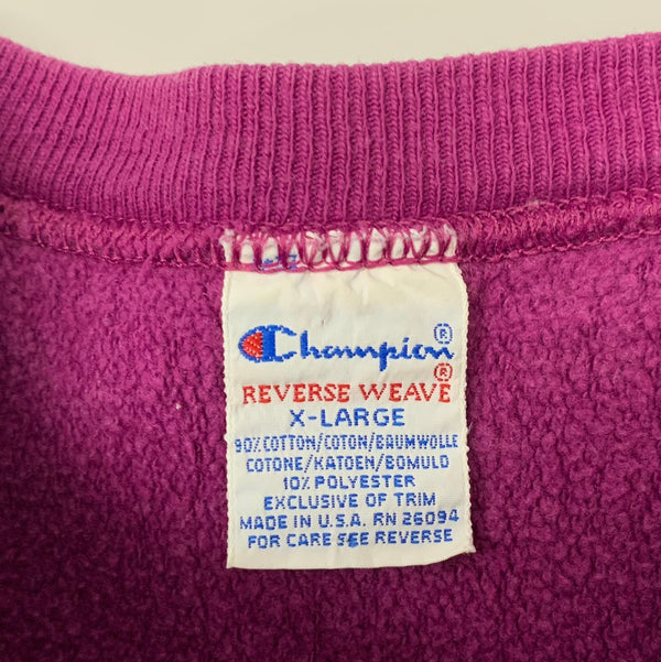 【曜日割引対象外】 チャンピオン Champion 90's REVERSE WEAVE USA製 スウェット パープル XLサイズ 201MT-2861 VB