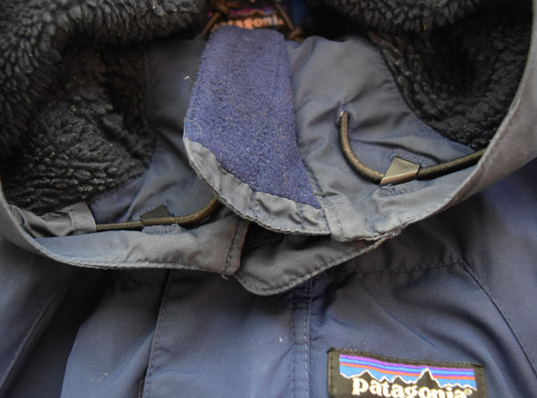 パタゴニア PATAGONIA 2002年製 Infurno Jacket インファーノジャケット 00's ナイロン ジャケット マウンテンパーカー 裏地 ボアフリース 84302 S ジャケット ネイビー 103MT-2445
