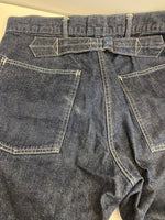 クーティー COOTIE PRODUCTIONS シンチバック デニム ワークパンツ ペインターパンツ ベイカーパンツ マリンパンツ ボタンフライ パッチポケット デニム ブルー Mサイズ 101MB-626