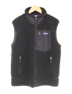 パタゴニア PATAGONIA  Classic Retro-X Vest クラシックレトロエックスベストジップアップ フリースベスト 23048FA19 ベスト ブラック Mサイズ 103MT-2894