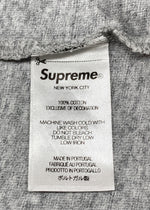 シュプリーム SUPREME Small Box Logo L/S Tee スモール ボックス ロゴ クルーネック ロング スリーブ Tシャツ 灰 ロンT ロゴ グレー Mサイズ 104MT-1317