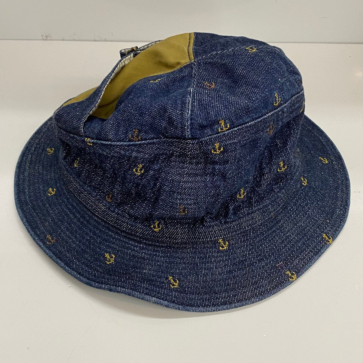 曜日割引対象外】 【中古】キャピタル KAPITAL老人と海 錨刺繍 曜日割引対象外】 【中古】キャピタル KAPITAL老人と海 錨刺繍