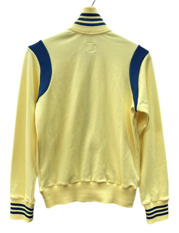 アディダス adidas 万国旗タグ トラックジャケット フルジップ トレフォイルロゴ CLUB Y2K フィリピン製 YELLOW 黄色 NAVY ネイビー 紺 184806 AGC002 ジャージ プリント イエロー 2XS 104LT-216