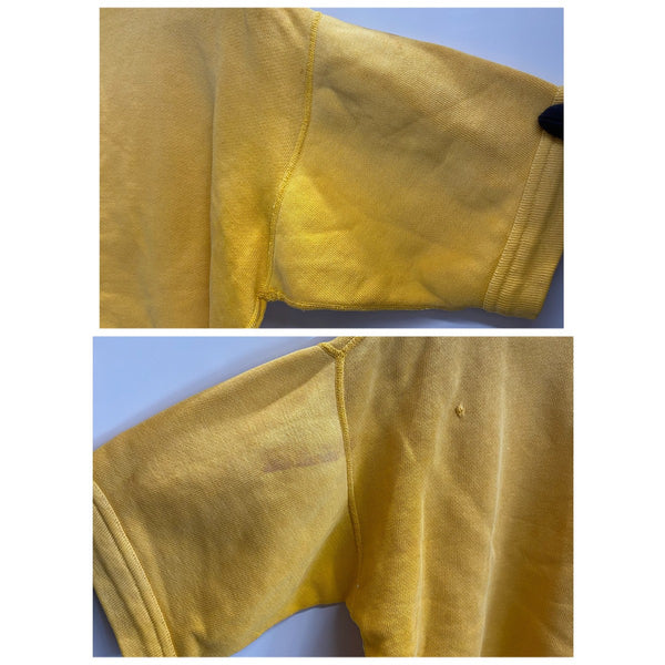 【曜日割引対象外】 ヴィンテージ vintage 60's RUSSELL SOUTHERN CO. Russell Athletic USA製 ハーフジップ 半袖 スウェット イエロー Mサイズ 201MT-4869 VB