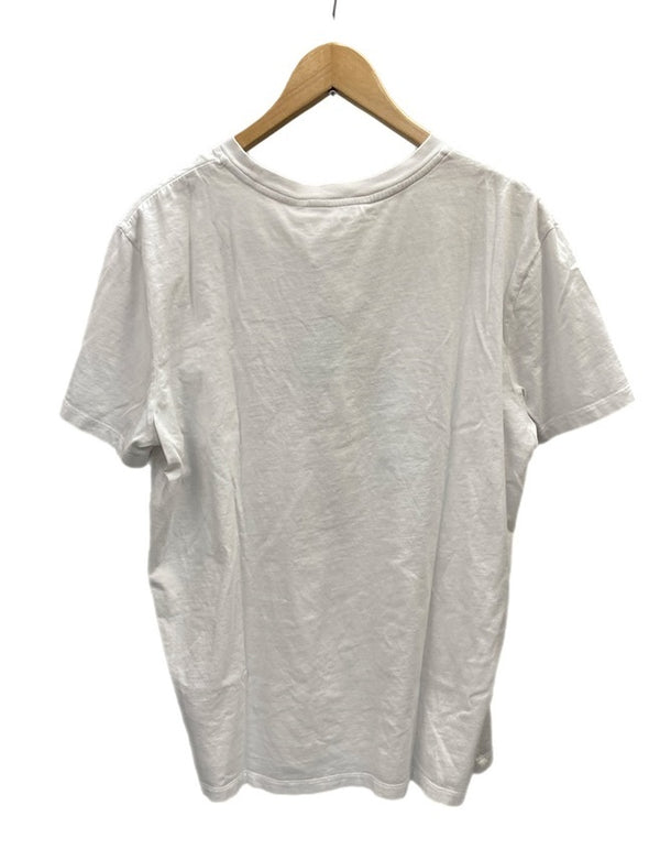 モンクレール MONCLER MAGLIA T-SHIRT シマウマ プリントTシャツ 半袖カットソー XL Tシャツ ホワイト LLサイズ 101MT-3122